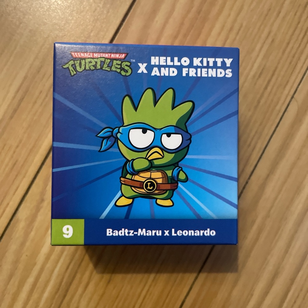 Hello Kitty Badtz-Maru x Leonardo Action Figure - Blue and Green